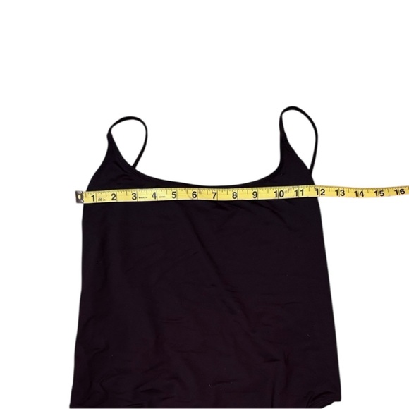 J. Crew Playa Super-Scoopback One-Piece Swimsuit Black Size M Classic Strap - Picture 4 of 7